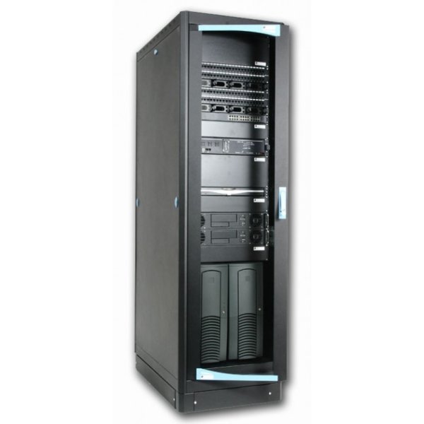 Armadio Server Rack 19" 600x1000 42 Unita' Nero serie Lite